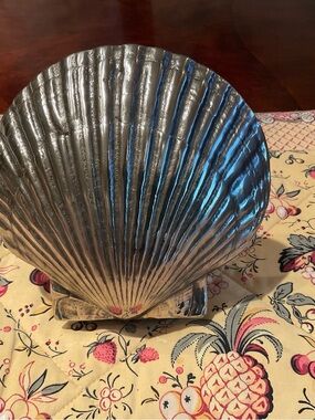Vintage Brass Seashell Scallop Clam Door Knocker Rare